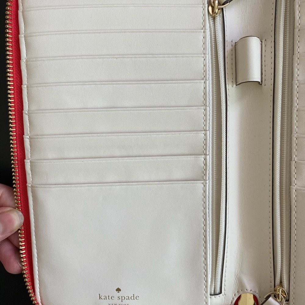 Red Kate Spade wallet - Picture 5 of 7